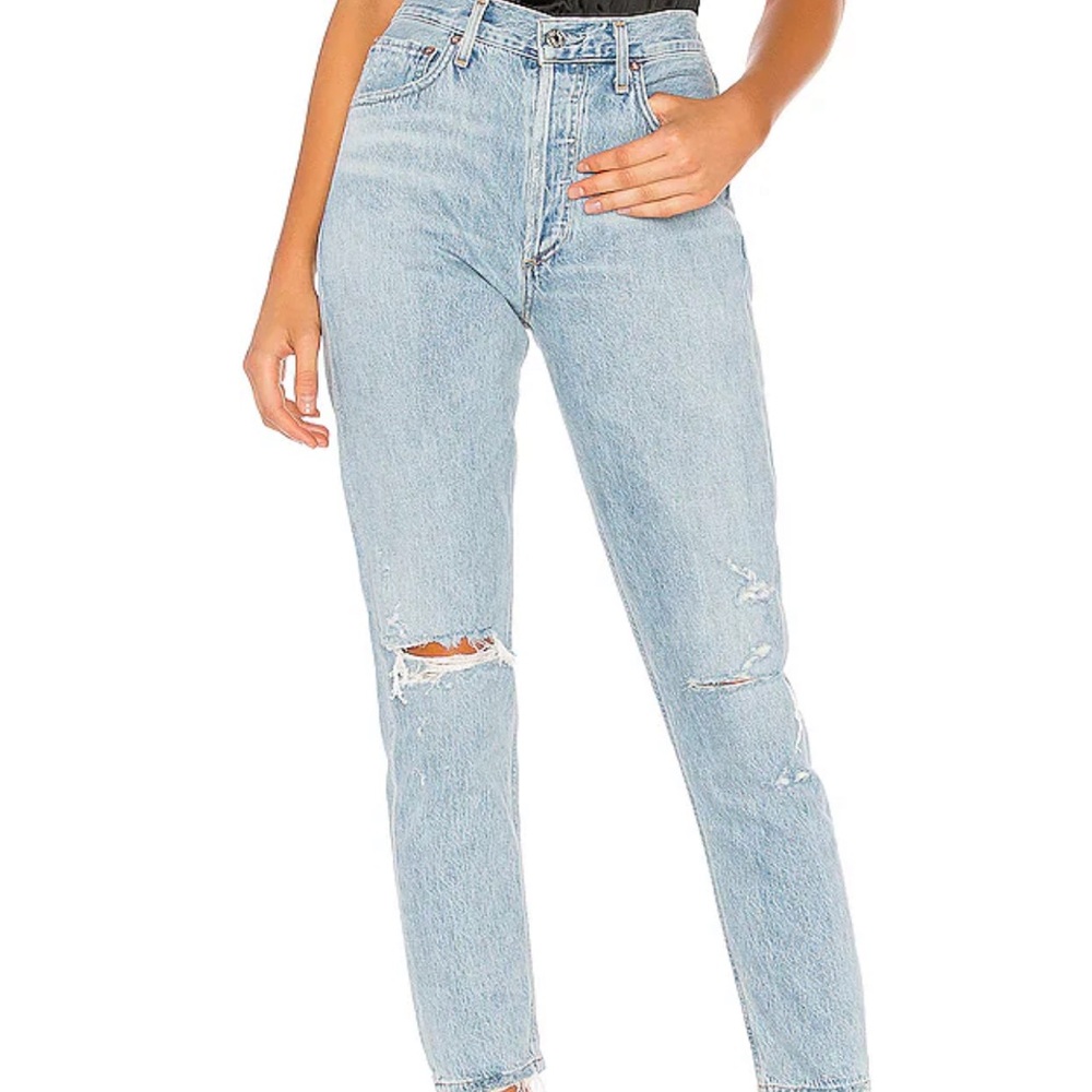 Jamie High Rise Classic Jeans in Shakedown